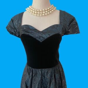 Vintage 80s Laura Ashley Prom Dress